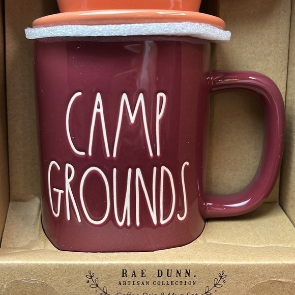 Rae Dunn “Coffee” Drip & “Camp Grounds” Pour Over - Picture 6 of 8